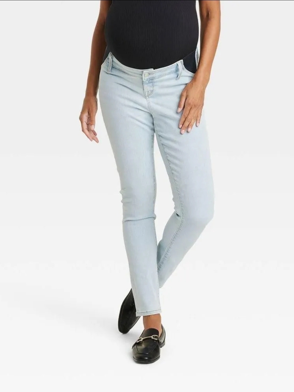 Isabel Maternity by Ingrid & Isabel Light Blue Skinny Jeans